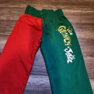 Grinch pants XS(5/6)